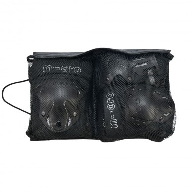 MICRO SHOCK SKATE PROTECTION SET BLACK
