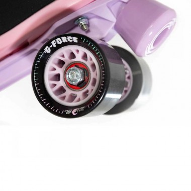 CHAYA MELROSE QUAD ROLLER SKATES BLACK/PINK