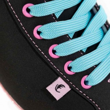 CHAYA MELROSE QUAD ROLLER SKATES BLACK/PINK