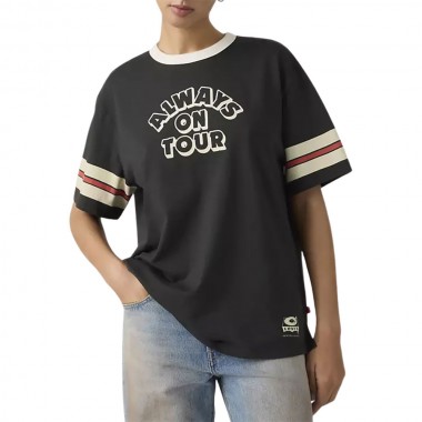 LEVI’S® GRAPHIC TABOR W TEE BLACK/ALWAYS ON TOUR