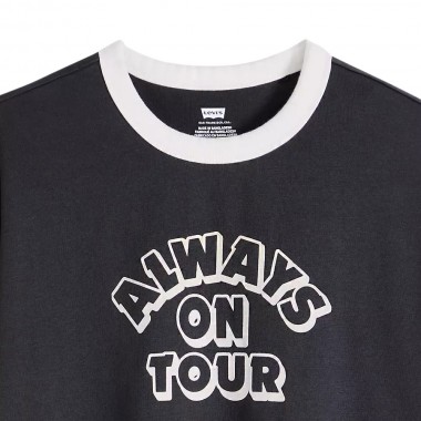 LEVI’S® GRAPHIC TABOR W TEE BLACK/ALWAYS ON TOUR