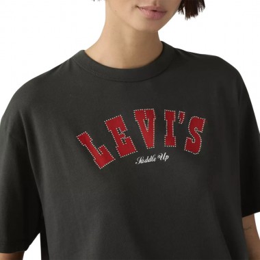 LEVI’S® GRAPHIC TABOR W TEE BLACK/RHINESTONE ARCHIVAL