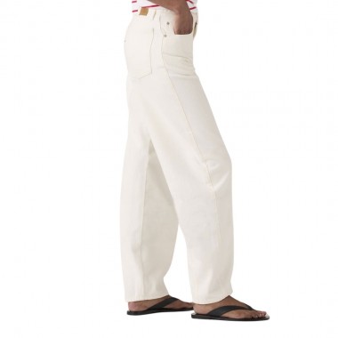 LEVIS BAGGY DAD BARREL W JEANS WHITE/TRUTH SLIP