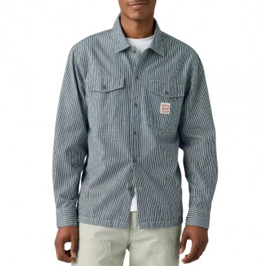 LEVI’S® LS WORKER SHIRT DARK INDIGO/WASHINGTON STRIPE