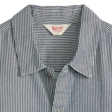 LEVI’S® LS WORKER SHIRT DARK INDIGO/WASHINGTON STRIPE