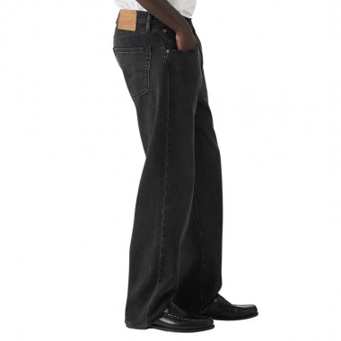 LEVIS 501 LOOSE PANTS BLACK/BIG WHEELS