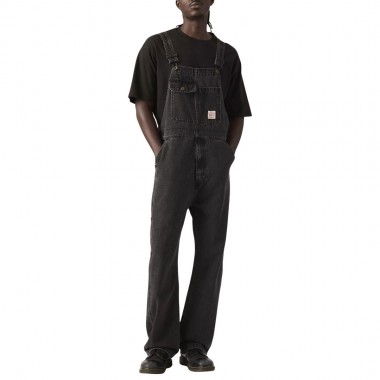 LEVIS LOOSE OVERALL BLACK/DARKLY WASH