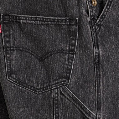 LEVIS LOOSE OVERALL BLACK/DARKLY WASH