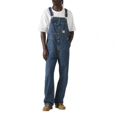 LEVI’S® LOOSE OVERALLS DARK INDIGO/GET INVOLVED