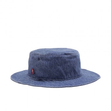 LEVI’S® SUMMER DRAWSTRING BUCKET HAT OCEAN INDIGO WASH