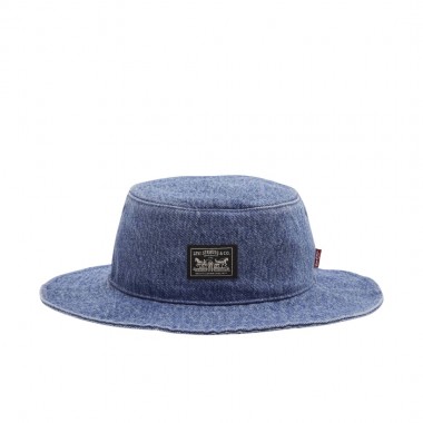 LEVI’S® SUMMER DRAWSTRING BUCKET HAT OCEAN INDIGO WASH