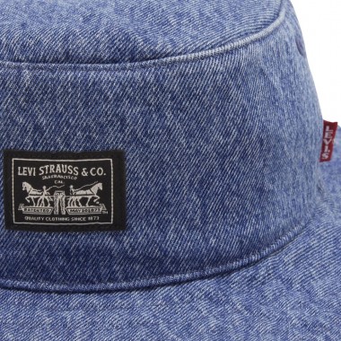 LEVI’S® SUMMER DRAWSTRING BUCKET HAT OCEAN INDIGO WASH