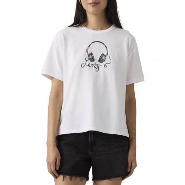LEVI’S® GRAPHIC W VINTAGE TEE WHITE/DENIM HEADPHONES