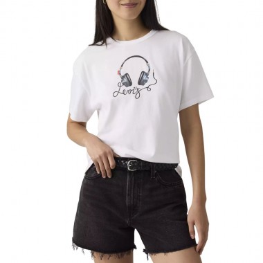 LEVI’S® GRAPHIC W VINTAGE TEE WHITE/DENIM HEADPHONES