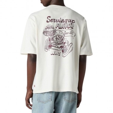 LEVI’S® LSE HALF SLEEVE GRAPHIC POCKET TEE GREY/FLAVOR EGRET