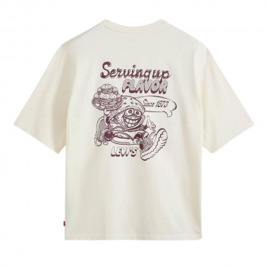 LEVI’S® LSE HALF SLEEVE GRAPHIC POCKET TEE GREY/FLAVOR EGRET