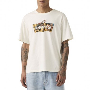 LEVI’S® RELAXED FIT TEE TANS/COWBOY BW FILL EGRET