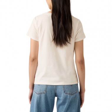 LEVI’S® THE PERFECT W TEE WHITE/GAB ROSE BW FILL EGRET