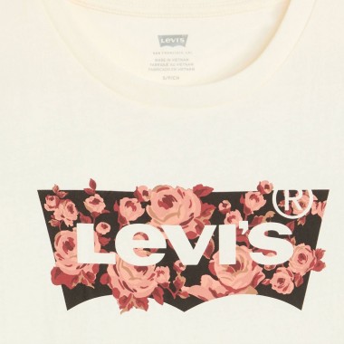 LEVI’S® THE PERFECT W TEE WHITE/GAB ROSE BW FILL EGRET
