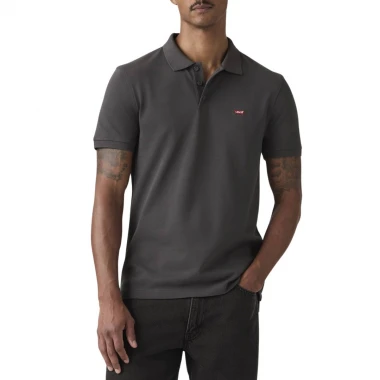 LEVIS HOUSEMARK POLO GREY/BLACKENED PEARL PIQUE