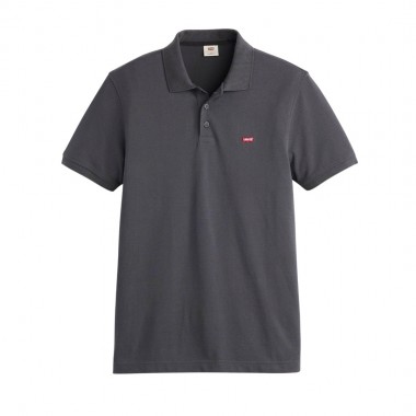 LEVIS HOUSEMARK POLO GREY/BLACKENED PEARL PIQUE
