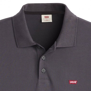 LEVIS HOUSEMARK POLO GREY/BLACKENED PEARL PIQUE