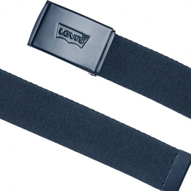 LEVIS TONAL BATWING WEB BELT NAVY BLAZER