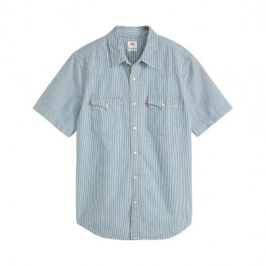 LEVI’S® CLASSIC WESTERN SHIRT MED INDIGO/PICADILLY STRIPES