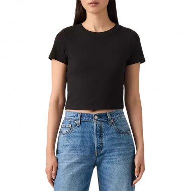 LEVI’S® ESSENTIAL SPORTY W TEE BLACK/CAVIAR