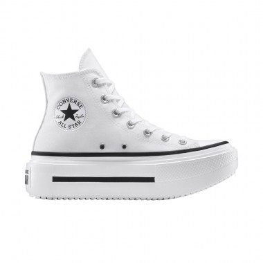 CONVERSE CHUCK TAYLOR ALL STAR LFT D-STACK PLATFRM WHT/BLK/WHT