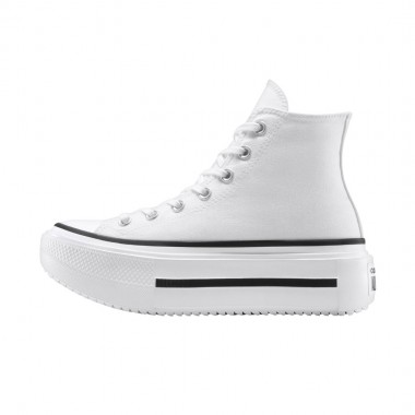 CONVERSE CHUCK TAYLOR ALL STAR LFT D-STACK PLATFRM WHT/BLK/WHT