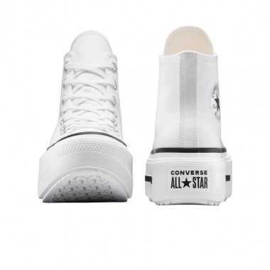 CONVERSE CHUCK TAYLOR ALL STAR LFT D-STACK PLATFRM WHT/BLK/WHT