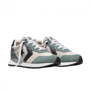 CONVERSE OMEGA TRAINER SUEDE SHOES CLASSIC ECRU/MINERAL BREW
