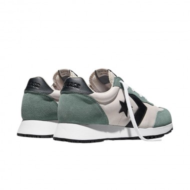 CONVERSE OMEGA TRAINER SUEDE SHOES CLASSIC ECRU/MINERAL BREW