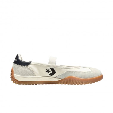 CONVERSE RUN STAR TRAINER BALLET FLAT SHOES EGRET/BLACK/GUM