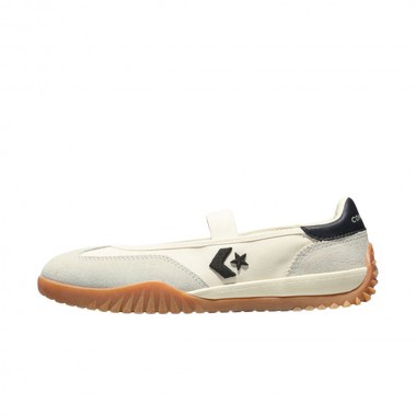CONVERSE RUN STAR TRAINER BALLET FLAT SHOES EGRET/BLACK/GUM