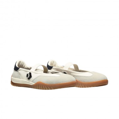 CONVERSE RUN STAR TRAINER BALLET FLAT SHOES EGRET/BLACK/GUM
