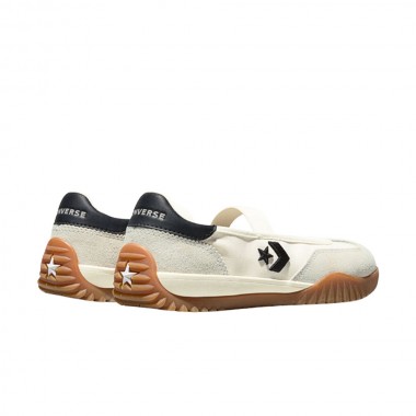 CONVERSE RUN STAR TRAINER BALLET FLAT SHOES EGRET/BLACK/GUM
