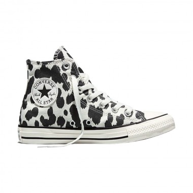 CONVERSE CHUCK TAYLOR ALL STAR COW PRINT W SHOES BLK/EGRET/BLK
