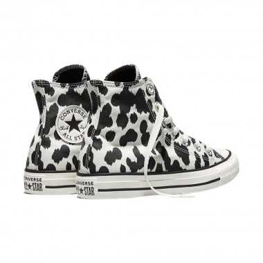 CONVERSE CHUCK TAYLOR ALL STAR COW PRINT W SHOES BLK/EGRET/BLK