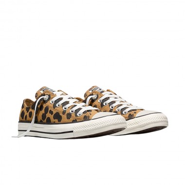 CONVERSE CHUCK TAYLOR ALL STAR COW PRINT W SHOES HONSTK/BLK/EGR
