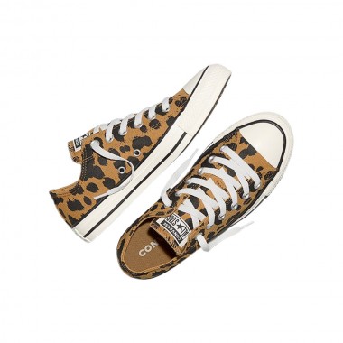 CONVERSE CHUCK TAYLOR ALL STAR COW PRINT W SHOES HONSTK/BLK/EGR