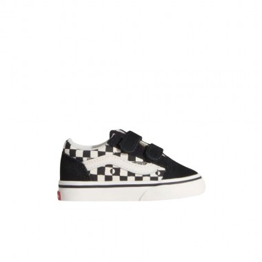 VANS OLD SKOOL V GEO CHECK TOD SHOES BLACK