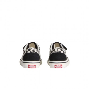 VANS OLD SKOOL V GEO CHECK TOD SHOES BLACK