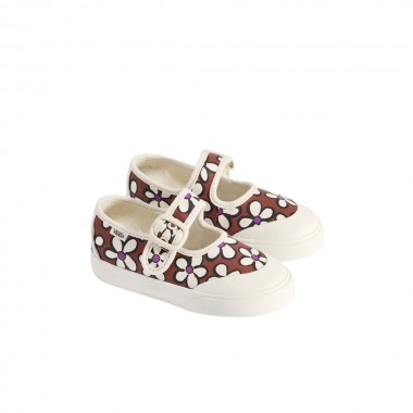 VANS MARY JANE PAINTED FLORAR TOD SHOES RUST