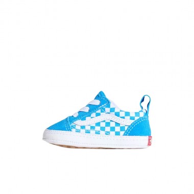 VANS OLD SKOOL COLOR THEORY CHECKERBOARD CRIB SHOES BRT AZURE