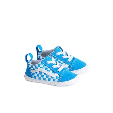 VANS OLD SKOOL COLOR THEORY CHECKERBOARD CRIB SHOES BRT AZURE