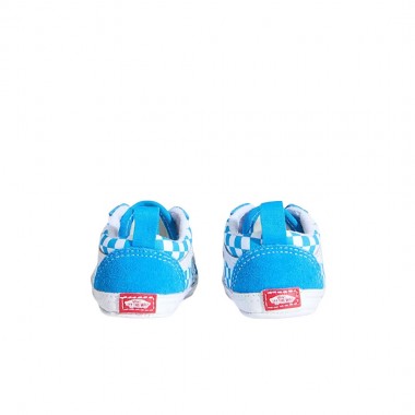 VANS OLD SKOOL COLOR THEORY CHECKERBOARD CRIB SHOES BRT AZURE
