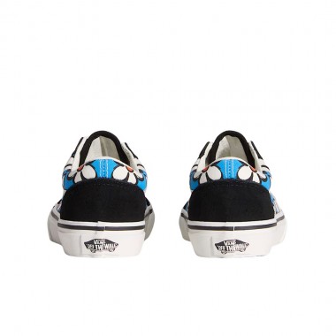 VANS OLD SKOOL PAINTED FLORAL K SHOES BRIGHT AZURE