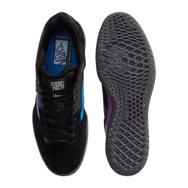 VANS SKATE AVE 2.0 SHOES BLACK/PURPLE